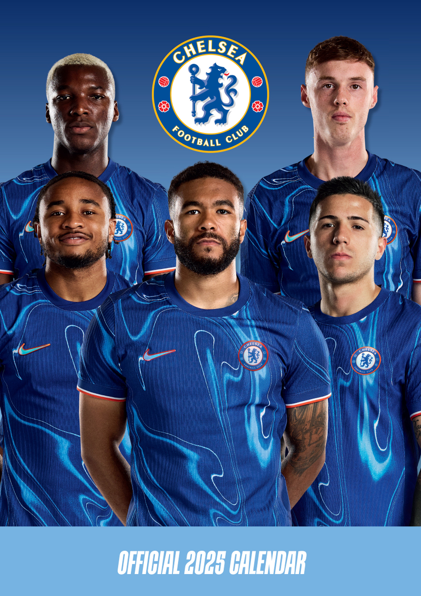 CHELSEA FC 2025 A3 CALENDAR